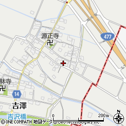 三重県三重郡菰野町吉澤21周辺の地図
