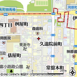 京都府京都市中京区松本町562周辺の地図