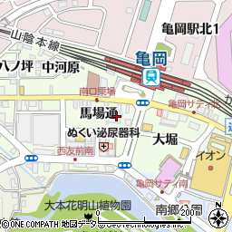 京都府亀岡市追分町周辺の地図