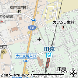 静岡県伊豆の国市田京290-3周辺の地図
