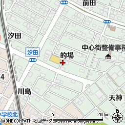 愛知県東海市大田町（的場）周辺の地図