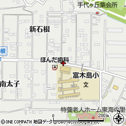 富木島小学校前周辺の地図