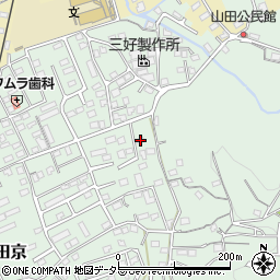 静岡県伊豆の国市田京640周辺の地図