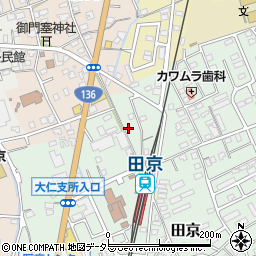 静岡県伊豆の国市田京679-1周辺の地図