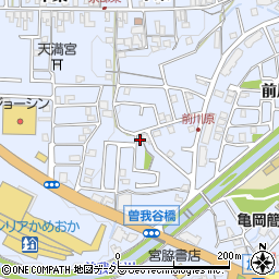京都府亀岡市余部町榿又1-27周辺の地図