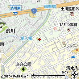 静岡県静岡市清水区鶴舞町7周辺の地図