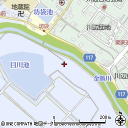 金勝川周辺の地図