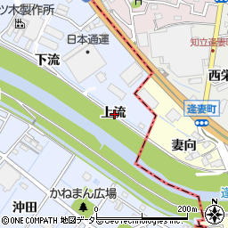 愛知県刈谷市一里山町上流周辺の地図