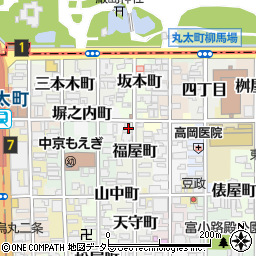 京都府京都市中京区福屋町710周辺の地図
