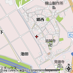 愛知県岡崎市仁木町郷西150周辺の地図