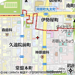 京都府京都市中京区西革堂町周辺の地図