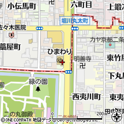 京都府京都市上京区下堀川町周辺の地図