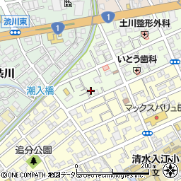 静岡県静岡市清水区鶴舞町6-19周辺の地図