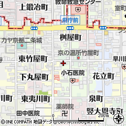 京都府京都市中京区指物屋町361周辺の地図