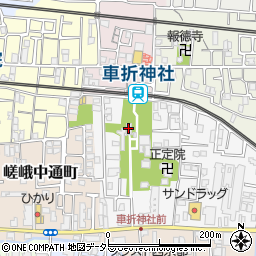車折神社周辺の地図