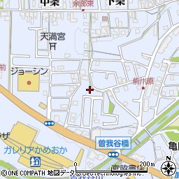 京都府亀岡市余部町榿又70-20周辺の地図