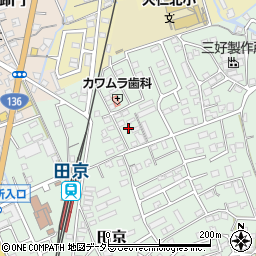静岡県伊豆の国市田京695-4周辺の地図