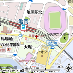 京都府亀岡市追分町谷筋15周辺の地図