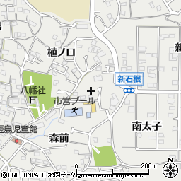 愛知県東海市富木島町北太子周辺の地図