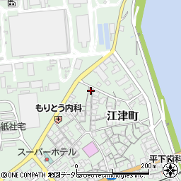 島根県江津市江津町1288-2周辺の地図