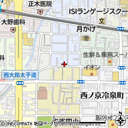 京都府京都市中京区西ノ京平町103周辺の地図