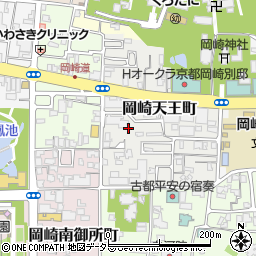 京都府京都市左京区岡崎天王町周辺の地図