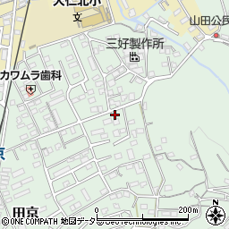 静岡県伊豆の国市田京645-3周辺の地図