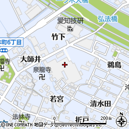 愛知県刈谷市一ツ木町竹下周辺の地図