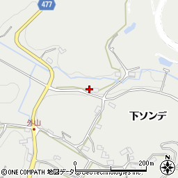 愛知県岡崎市外山町シハダ16周辺の地図