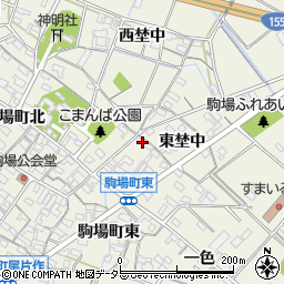 愛知県豊田市駒場町東79周辺の地図