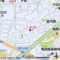 京都府亀岡市余部町榿又19-4周辺の地図