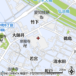 愛知県刈谷市一ツ木町（竹下）周辺の地図