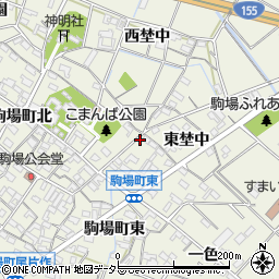 愛知県豊田市駒場町東155周辺の地図