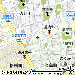 静岡県静岡市清水区入江南町14周辺の地図