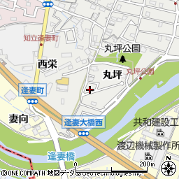 愛知県知立市逢妻町丸坪周辺の地図