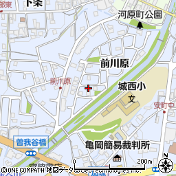 京都府亀岡市余部町前川原17-2周辺の地図