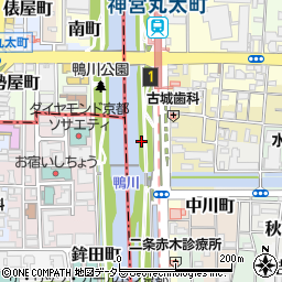 京都府京都市左京区下堤町周辺の地図