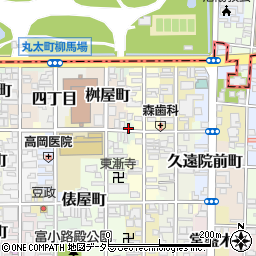 京都府京都市中京区魚屋町周辺の地図