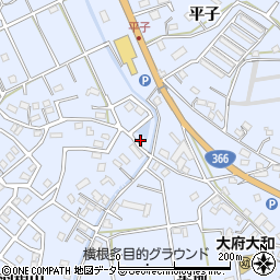 愛知県大府市横根町狐山23周辺の地図