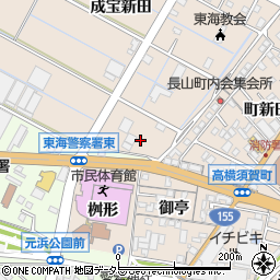 愛知県東海市高横須賀町成宝新田26周辺の地図