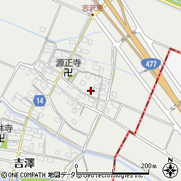 三重県三重郡菰野町吉澤86周辺の地図