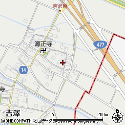 三重県三重郡菰野町吉澤87周辺の地図