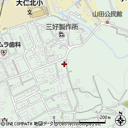 静岡県伊豆の国市田京641-8周辺の地図
