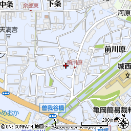 京都府亀岡市余部町榿又19-1周辺の地図