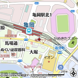 京都府亀岡市追分町谷筋17周辺の地図