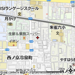 京都府京都市中京区西ノ京左馬寮町11周辺の地図
