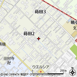 蒔田二丁目児童遊園周辺の地図