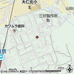 静岡県伊豆の国市田京714-1周辺の地図