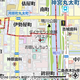 ダイヤモンド京都ソサエティ駐車場周辺の地図