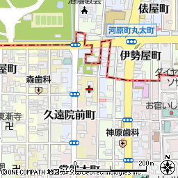 革堂周辺の地図